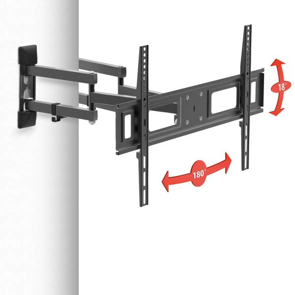 Delight - Consolă - suport de perete pentru TV , cu braţ dublu,  rabatabil, 32” - 70"