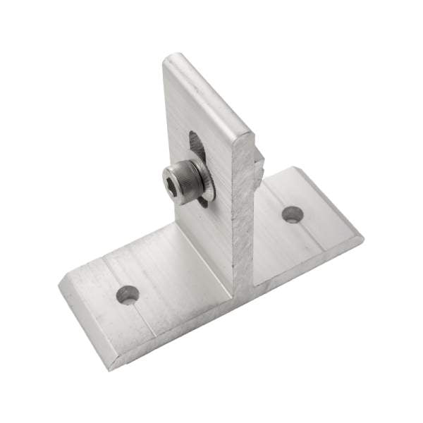 Suport "T" pentru fixare panou fotovoltaic pe acoperiș de tablă