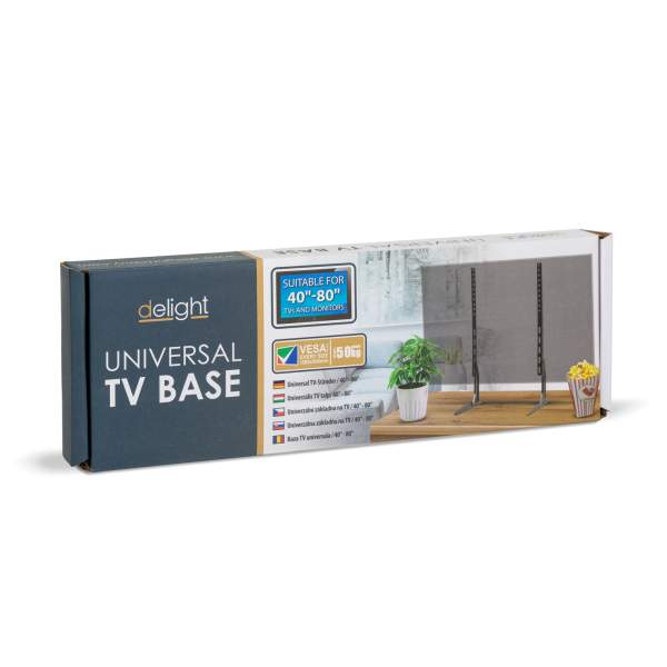 Suport TV universal - negru- 71 x 35 cm