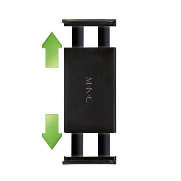 Suport universal tabletă pentru tetieră - 18 x 7 x 12 cm - negru