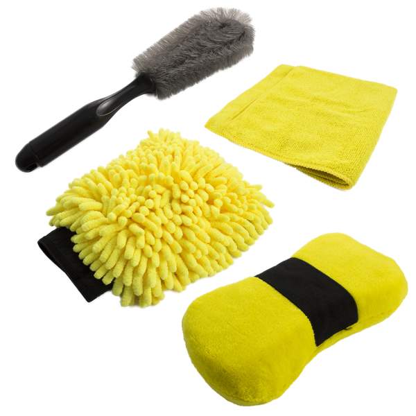 Set burete cu microfibre și perie - Carguard