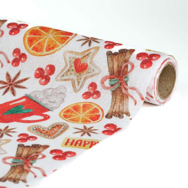 Traversă de masă decorativă – 180 x 28 cm – 70% poliester