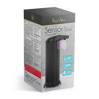 Vog und Arths - Dozator automat de săpun lichid - 220 ml- stand alone, cu baterie - negru mat